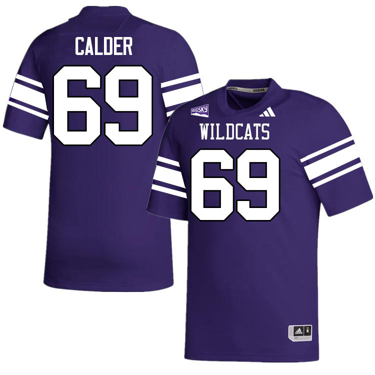 Weber State Wildcats #69 Sloan Calder College Football Jerseys,Uniforms Stitched-Purple